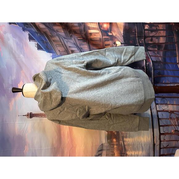 NWT Hurley Men's Gray Pullover Hoodie Sweatshirt Medium - Picture 2 of 3